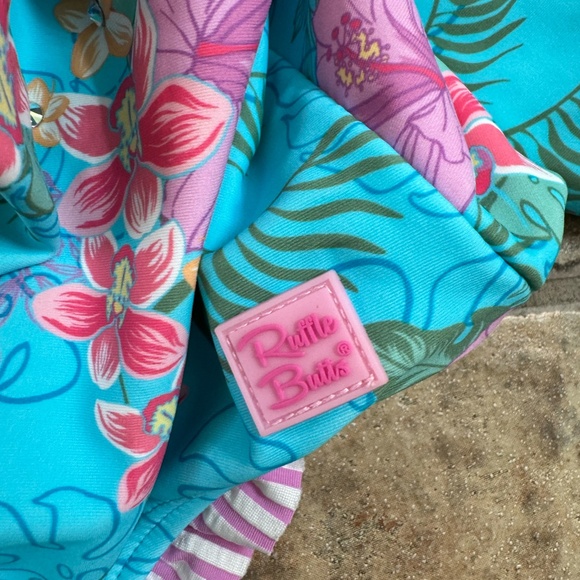 Ruffle Butts Long sleeve zip up swimsuit - Picture 3 of 7